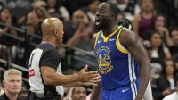 Warriors forward Draymond Green receives only a warning after an intense interaction with a Pelicans fan yelling Angel Reese at him.