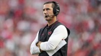 Wisconsin Badgers head coach Luke Fickell during the game against the Ohio State Buckeyes at Camp Randall Stadium.