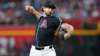 Arizona Diamondbacks pitcher Zac Gallen (23) pitches against the Philadelphia Phillies during the third inning at Chase Field.
