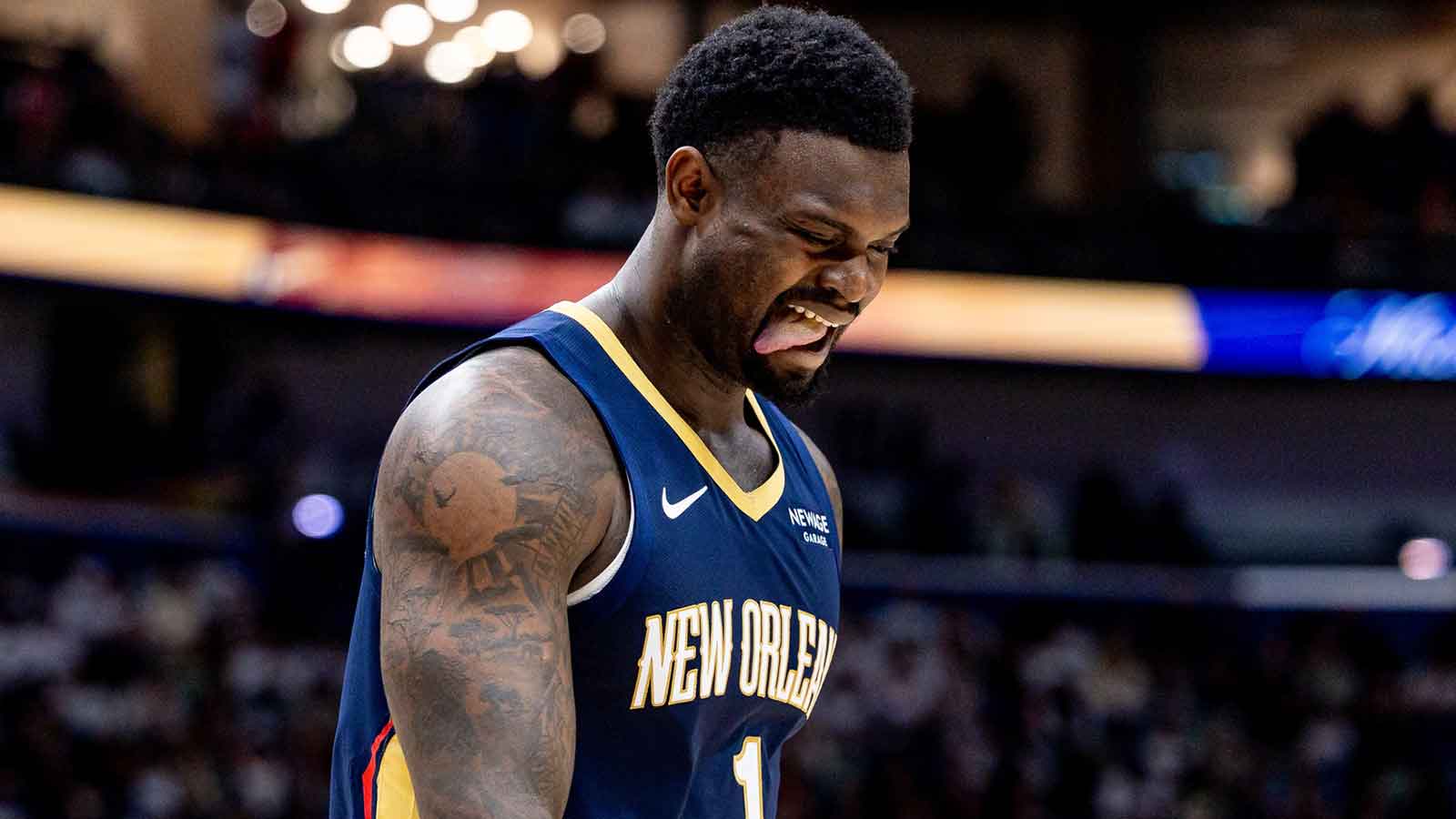 Zion Williamson on injury report as Pelicans try to get first win vs. Hornets