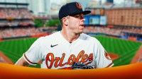 Ryan Helsley in a Baltimore Orioles jersey at Camden Yards.