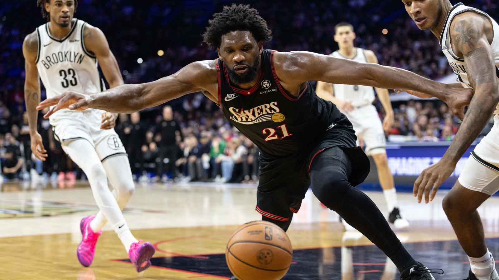 76ers’ Nick Nurse updates fans on Joel Embiid’s knee after loss to Nets