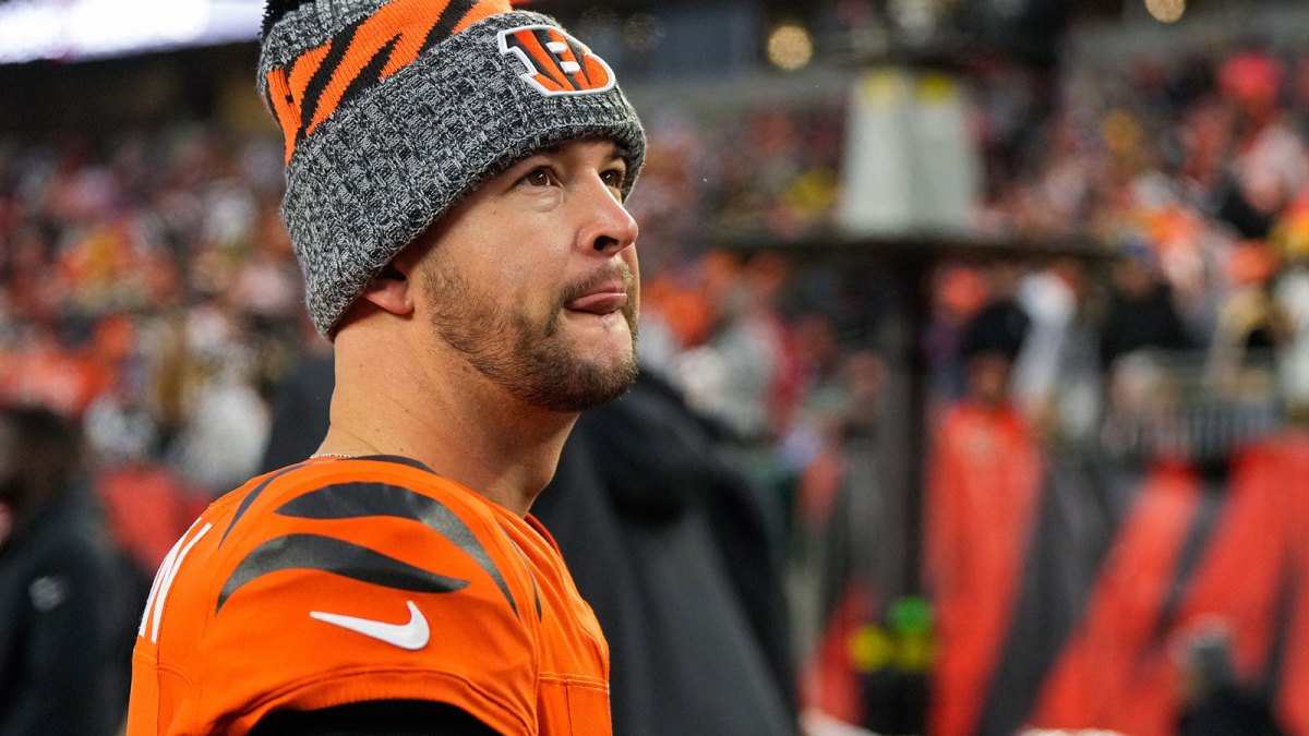 Former Cincinnati Bengals and Alabama Crimson Tide football star AJ McCarron.