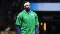 Dallas Mavericks forward Anthony Davis (3) before the game against the Golden State Warriors at Chase Center.