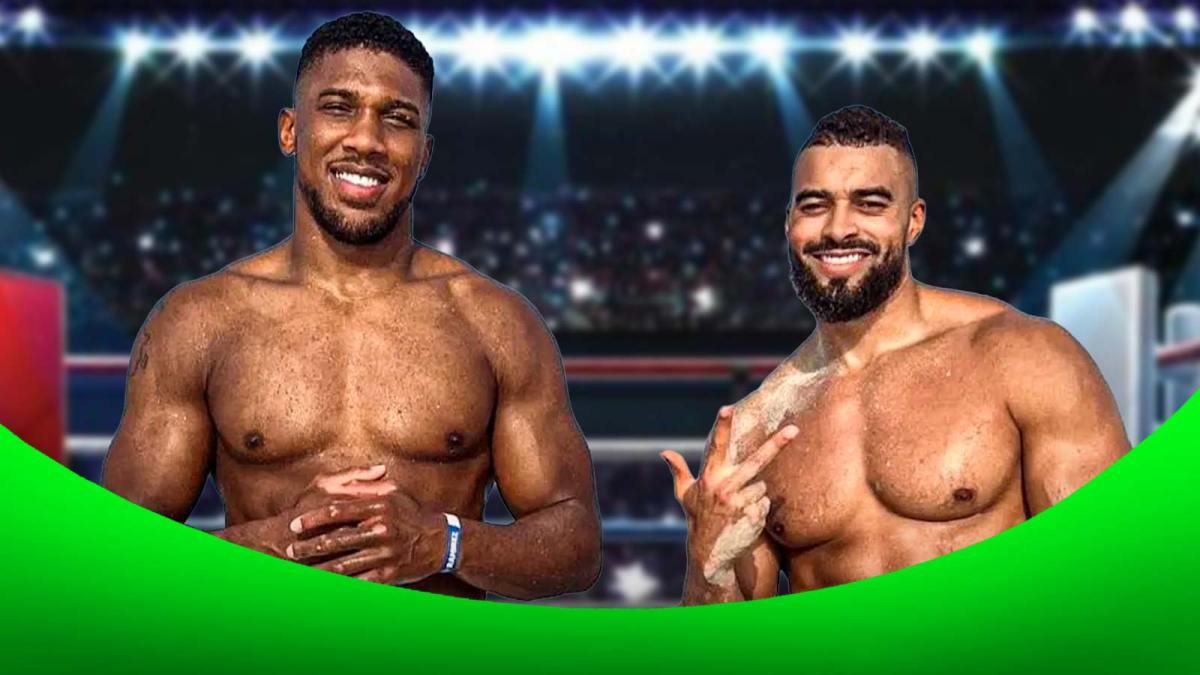 Anthony Joshua with trainer and friend Kevin “Latif” Ayodele, who died in the car crash.