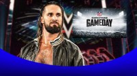 Seth Rollins with a Netflix NFL Gameday logo