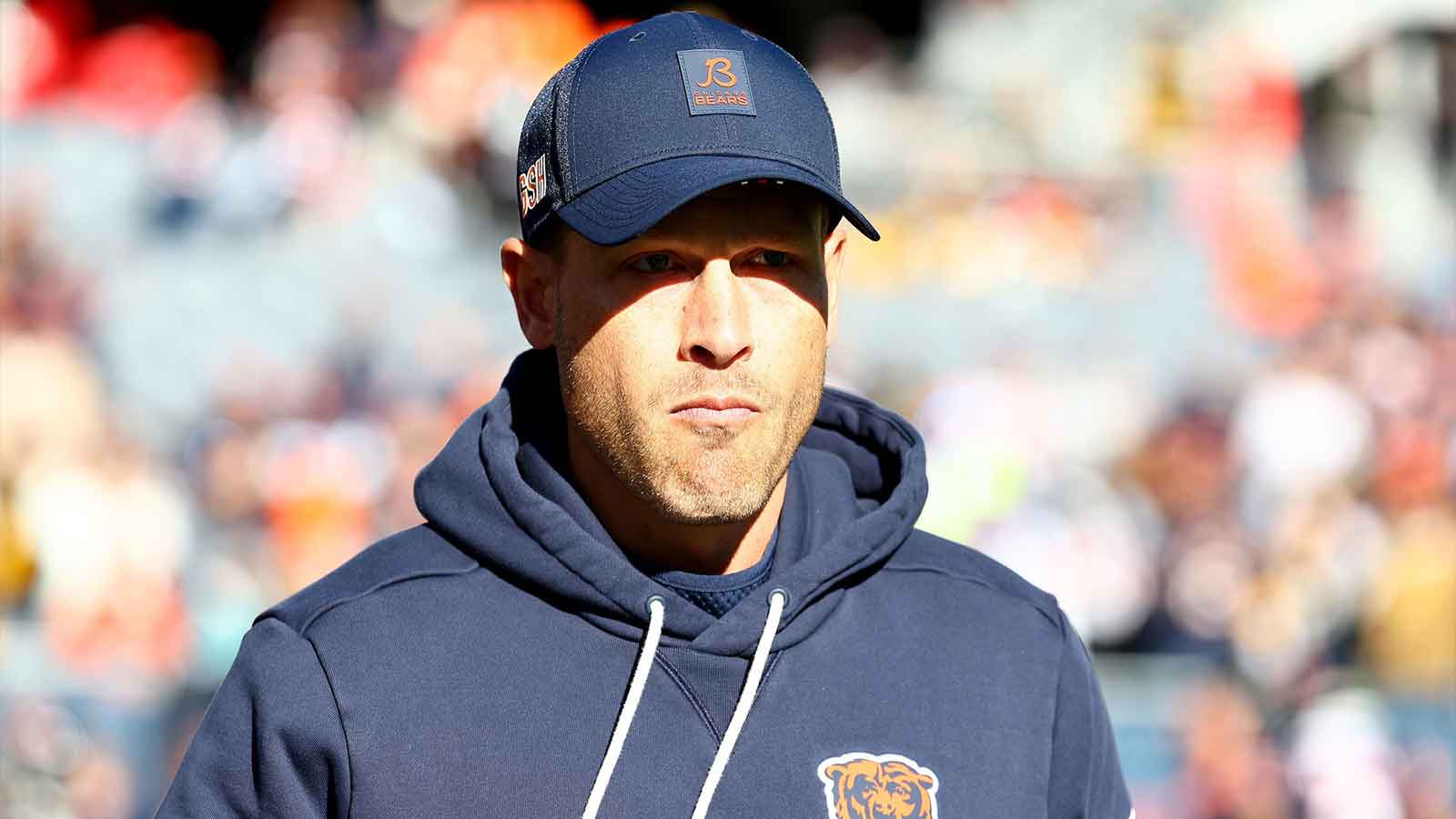 Chicago Bears head coach Ben Johnson before the game against the Pittsburgh Steelers at Soldier Field.