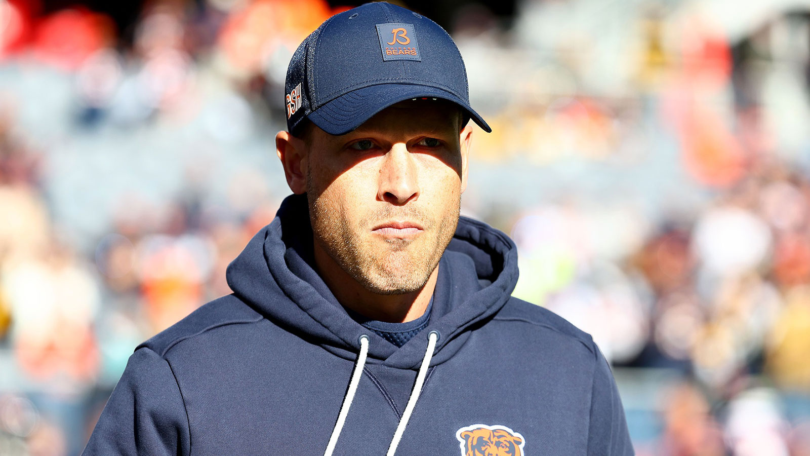 Chicago Bears head coach Ben Johnson before the game against the Pittsburgh Steelers at Soldier Field.