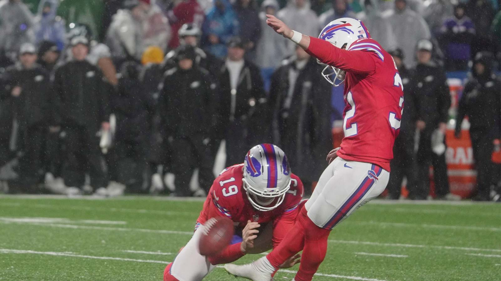 Bills release Michael Badgley after key PAT was blocked vs. Eagles
