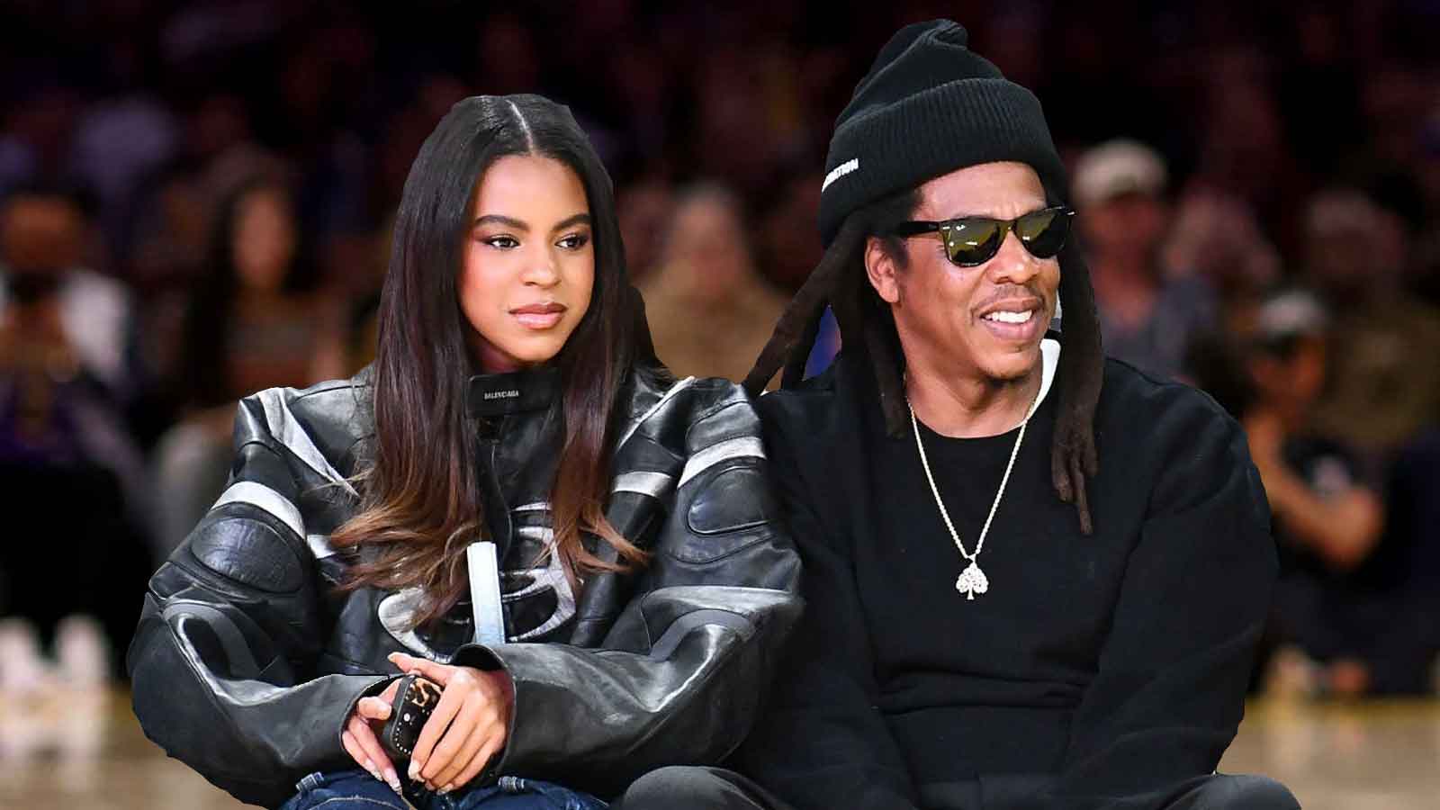 Blue Ivy is Beyoncé’s twin during Lakers courtside game with Jay-Z