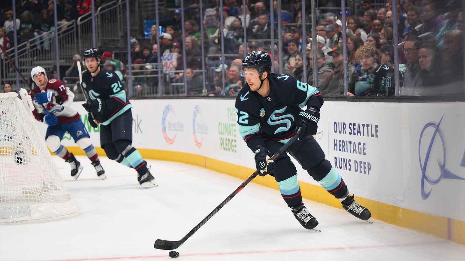 Kraken’s Ryan Lindgren vocal on brutal Brandon Montour injury