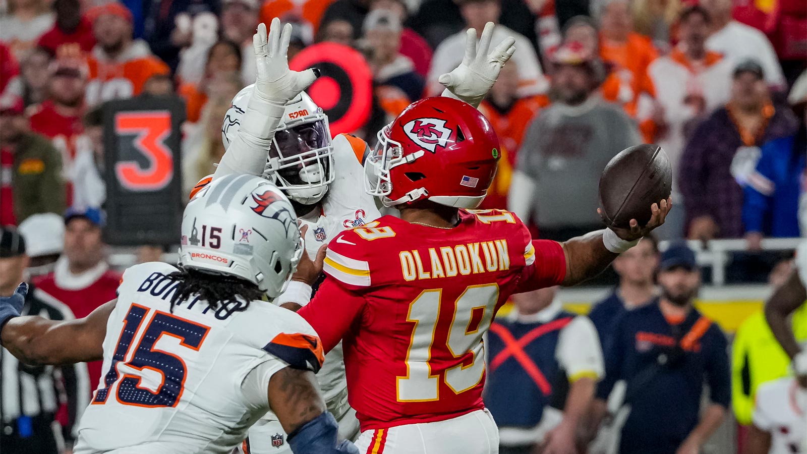 Broncos’ Jonathon Cooper says ‘f**k the Chiefs’ after winning AFC West – ‘B***h made a** pansies’