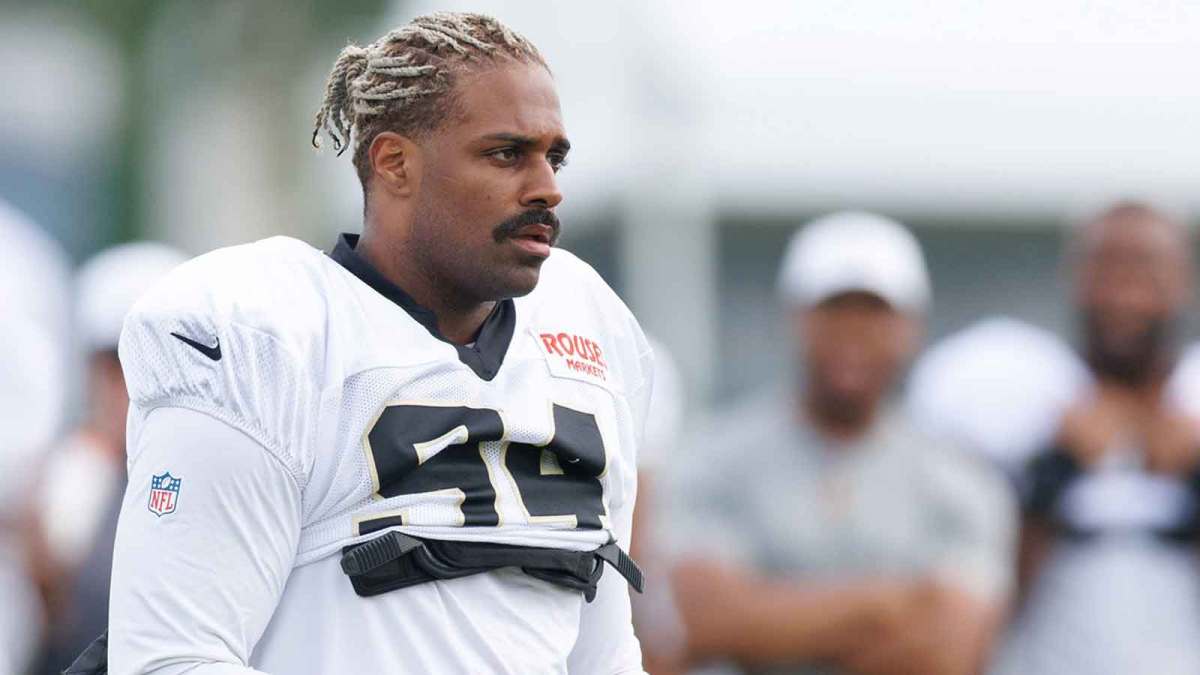 New Orleans Saints defensive end Cameron Jordan (94) during training camp at Ochsner Sports Performance Center.