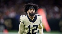 New Orleans Saints wide receiver Chris Olave (12) at Caesars Superdome.