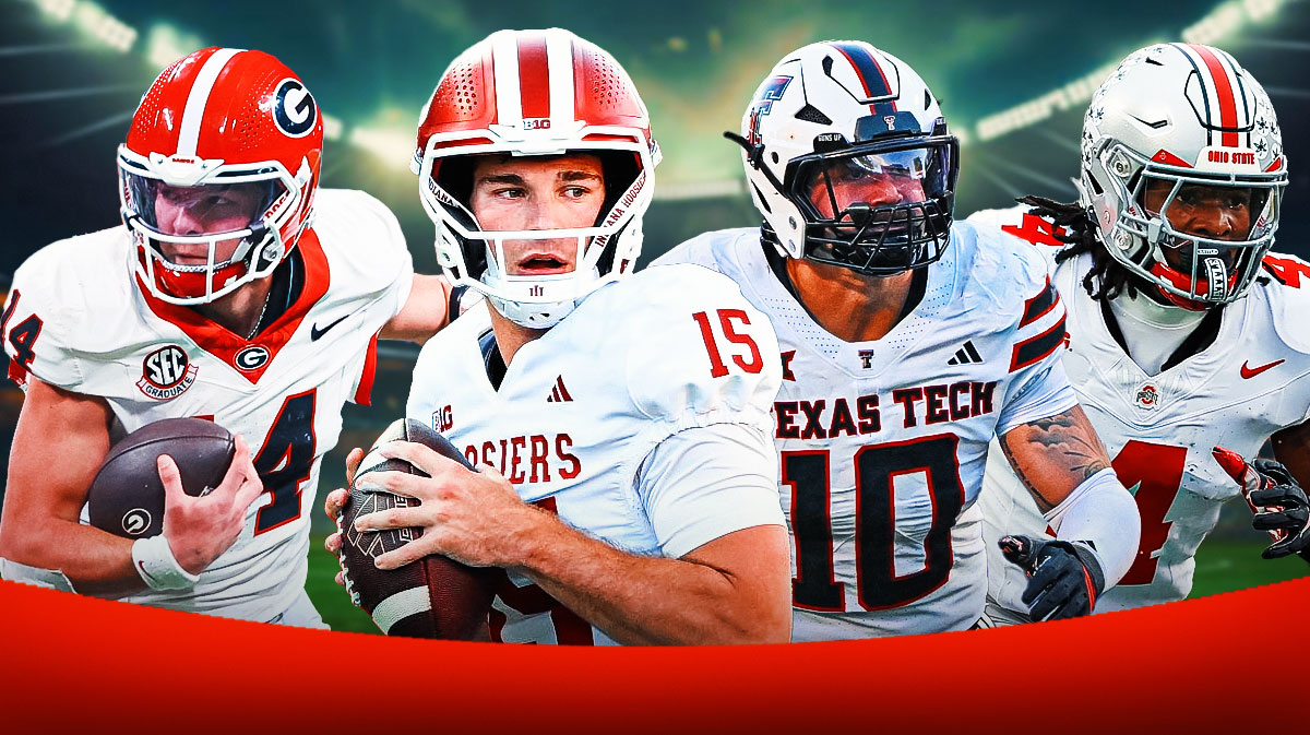 Fernando Mendoza, Jacob Rodriguez, Gunner Stockton, and Jeremiah Smith