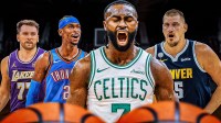Jaylen Brown, Shai Gilgeous-Alexander, Luka Doncic, and Nikola Jokic MVP race