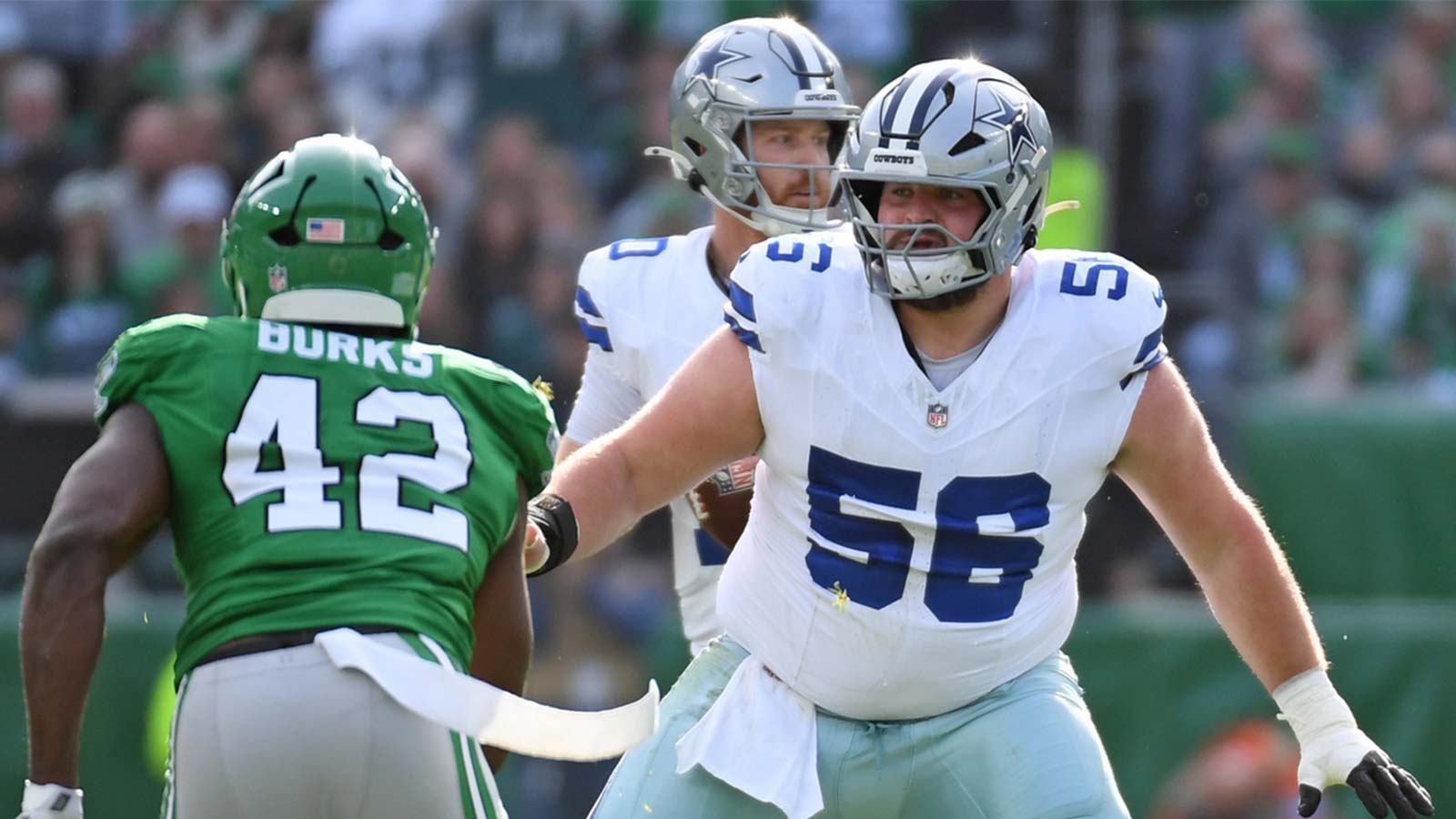 Cowboys’ Cooper Beebe blasts ‘POS’ Chargers for social media post ‘making him seem racist’