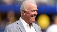 Dallas Cowboys executive vice president Stephen Jones during the game against the Los Angeles Rams at SoFi Stadium