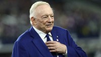 Dallas Cowboys owner Jerry Jones before a game against the Minnesota Vikings at AT&T Stadium.