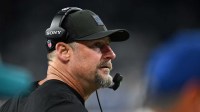 Detroit Lions head coach Dan Campbell during the second half against the Dallas Cowboys at Ford Field.