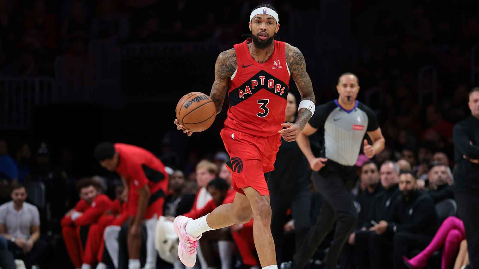 Raptors HC Darko Rajakovic celebrates Brandon Ingram, bench for stepping up vs. Heat