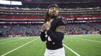 Houston Texans cornerback Derek Stingley Jr. (24) walks off the field after the game against the Arizona Cardinals at NRG Stadium.
