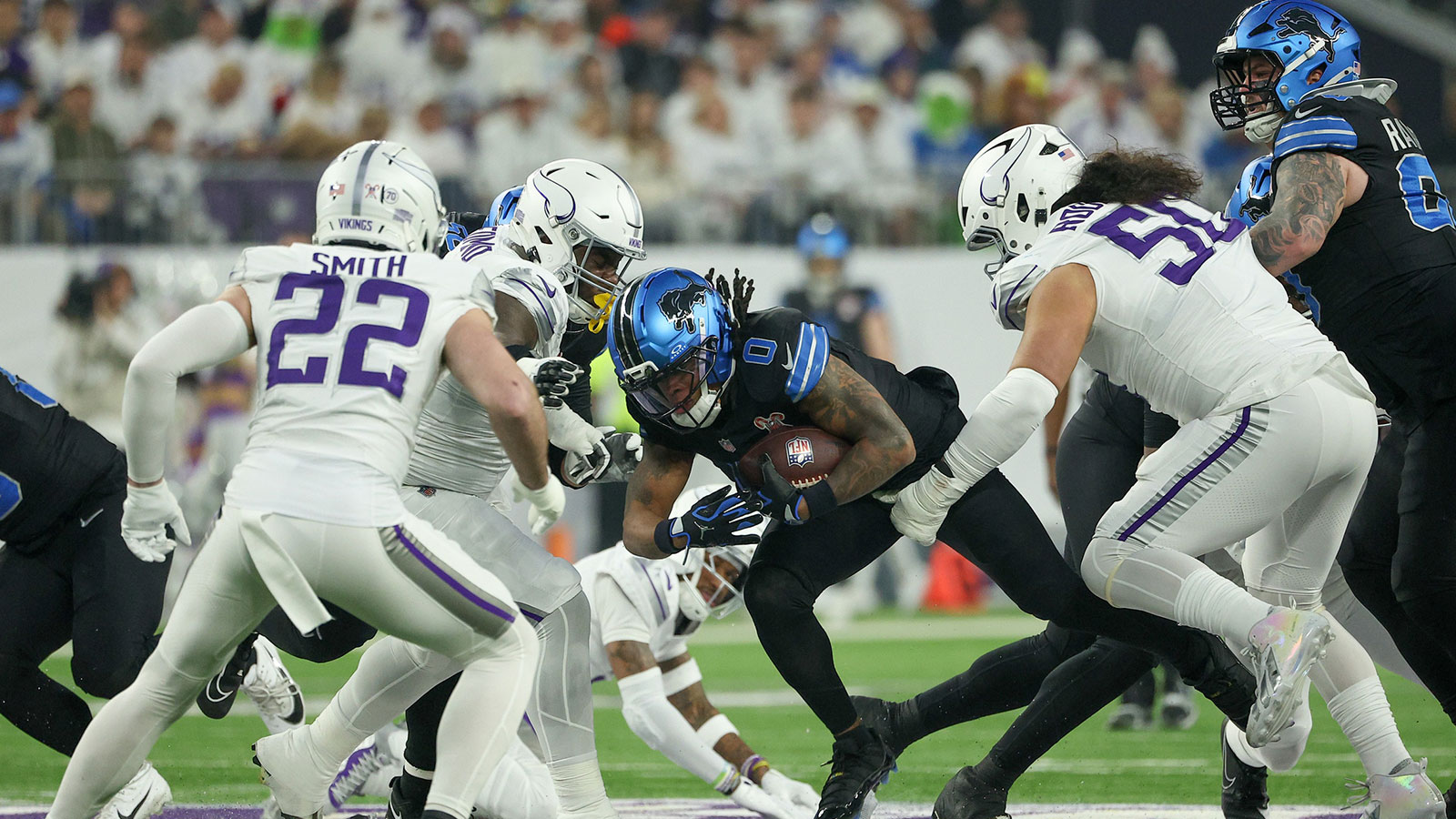 Lions RB Jahmyr Gibbs’ fantasy owners in shambles after brutal night vs. Vikings