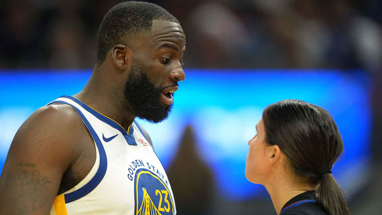 Warriors’ Draymond Green already hit with technical foul 3 minutes into Nets showdown