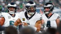 eagles, jalen hurts, jake elliott, monday night football, eagles blame