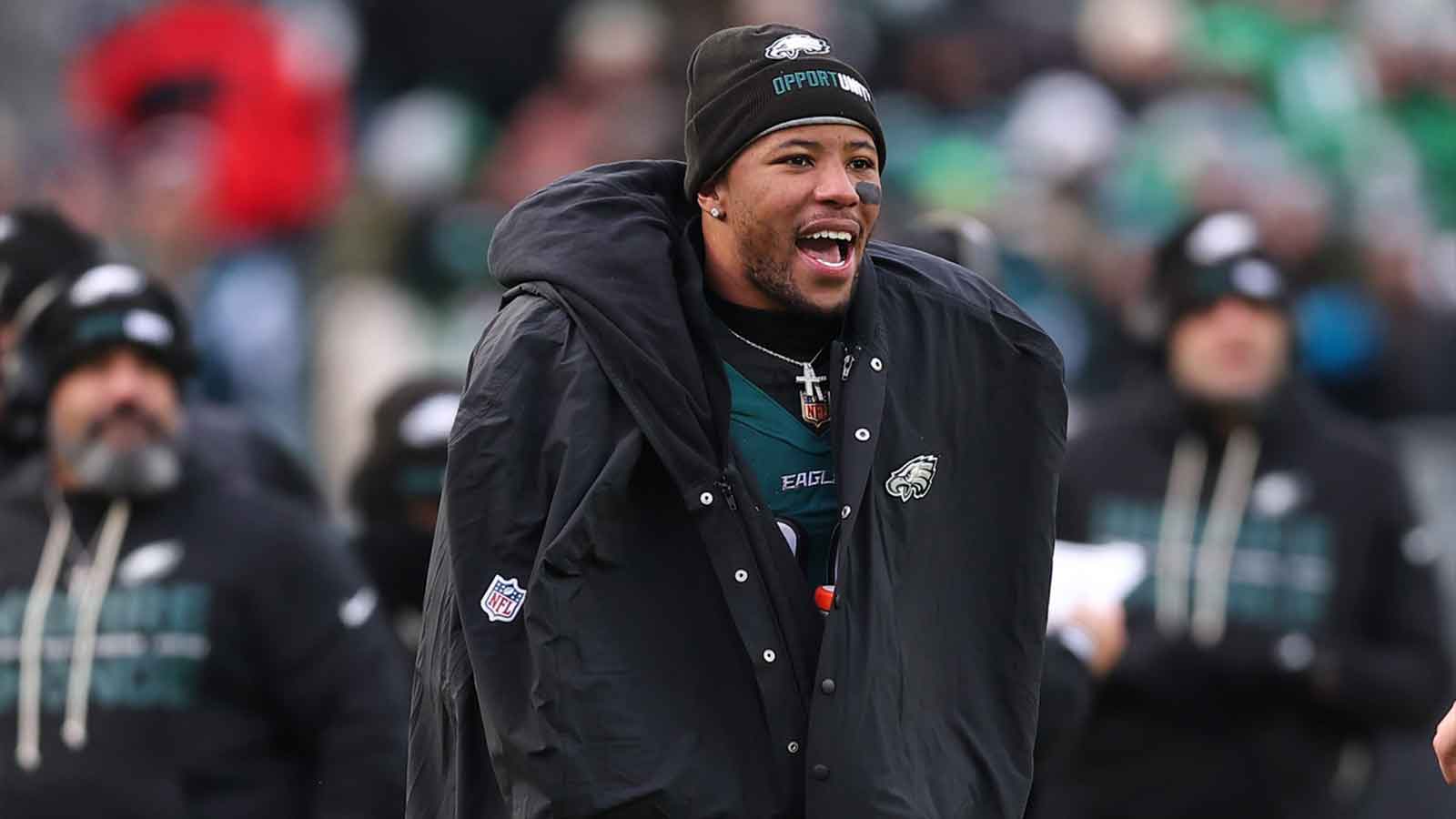 Eagles’ Saquon Barkley get concerning label before Commanders game