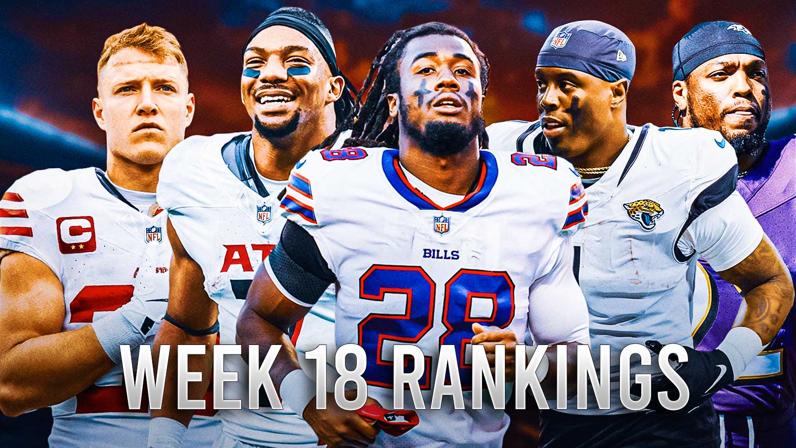 Fantasy Football Running Back Rankings: Week 18 2025