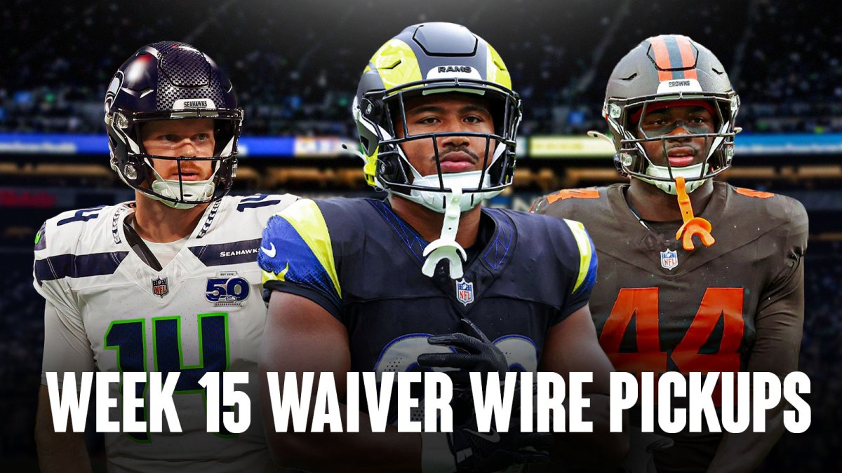 Week 15 waiver wire pickups, fantasy football