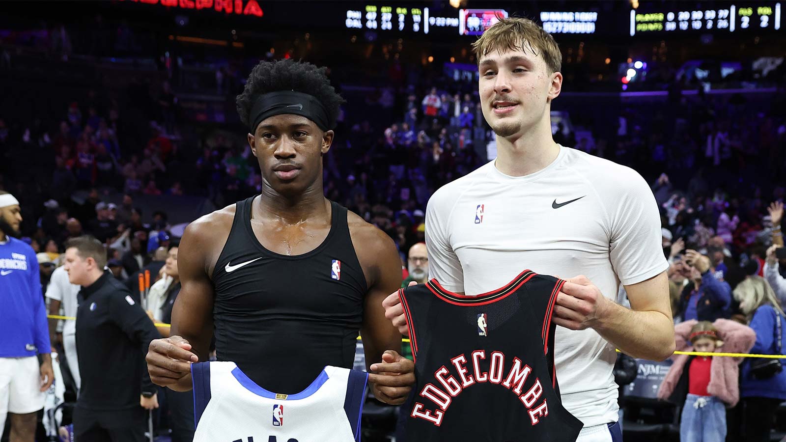 Cooper Flagg, VJ Edgecombe jersey swap highlights the NBA’s future is in good hands