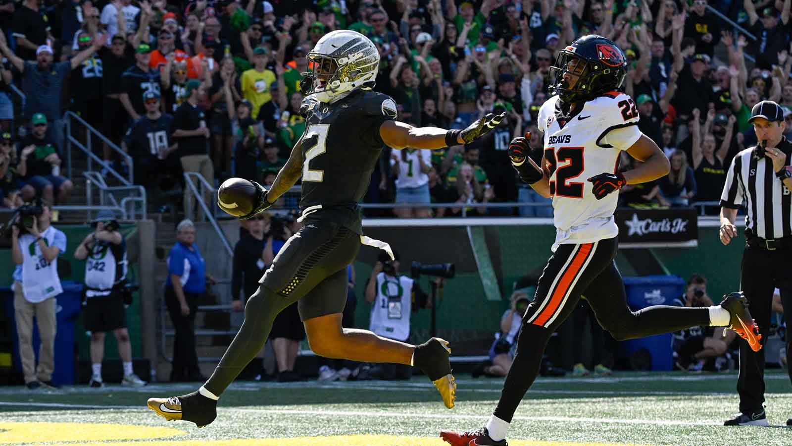 Oregon football’s 3 WRs questionable for CFP vs. JMU
