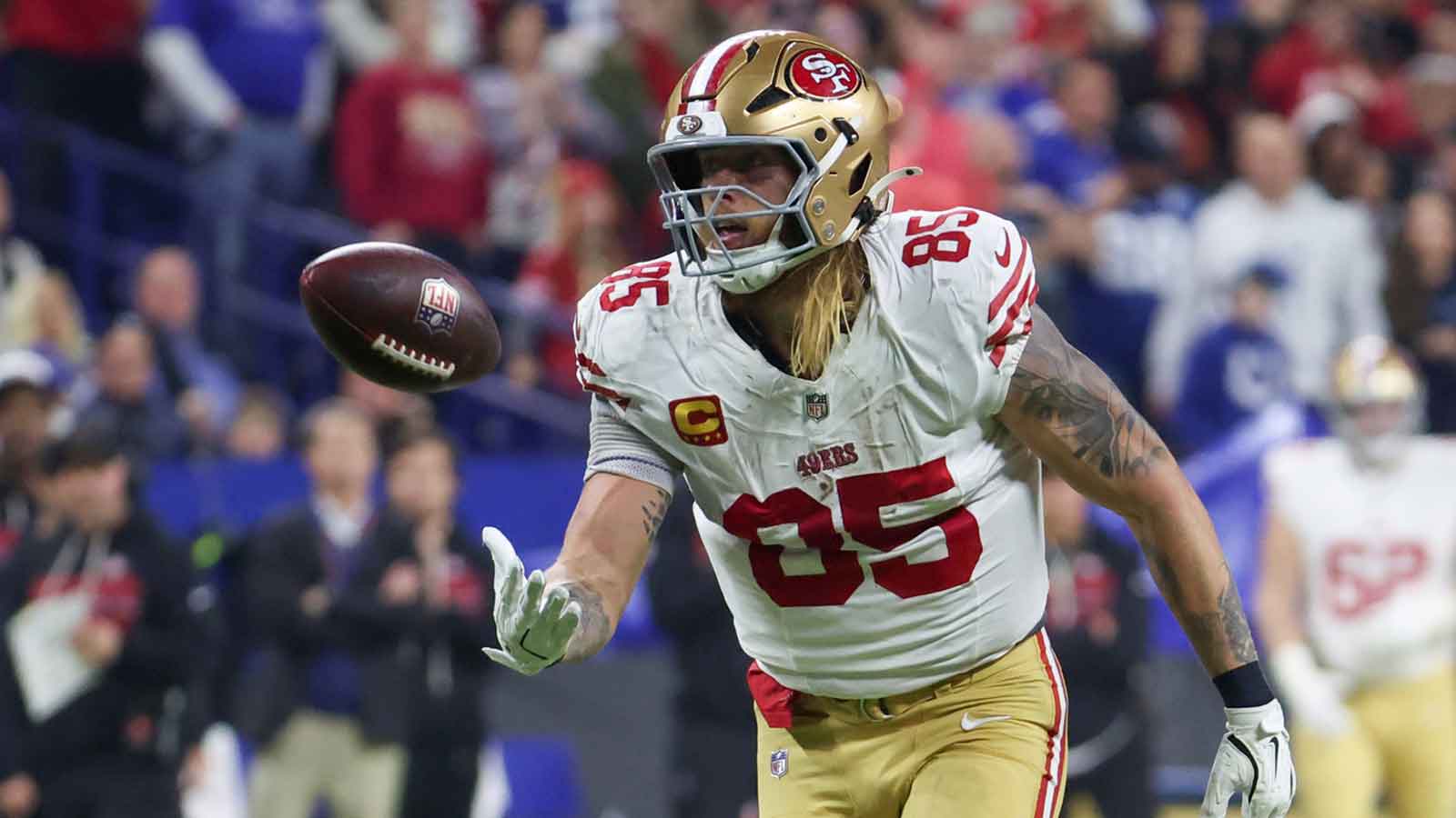 49ers’ George Kittle avoids worst-case scenario with ‘mid-to-low’ ankle sprain