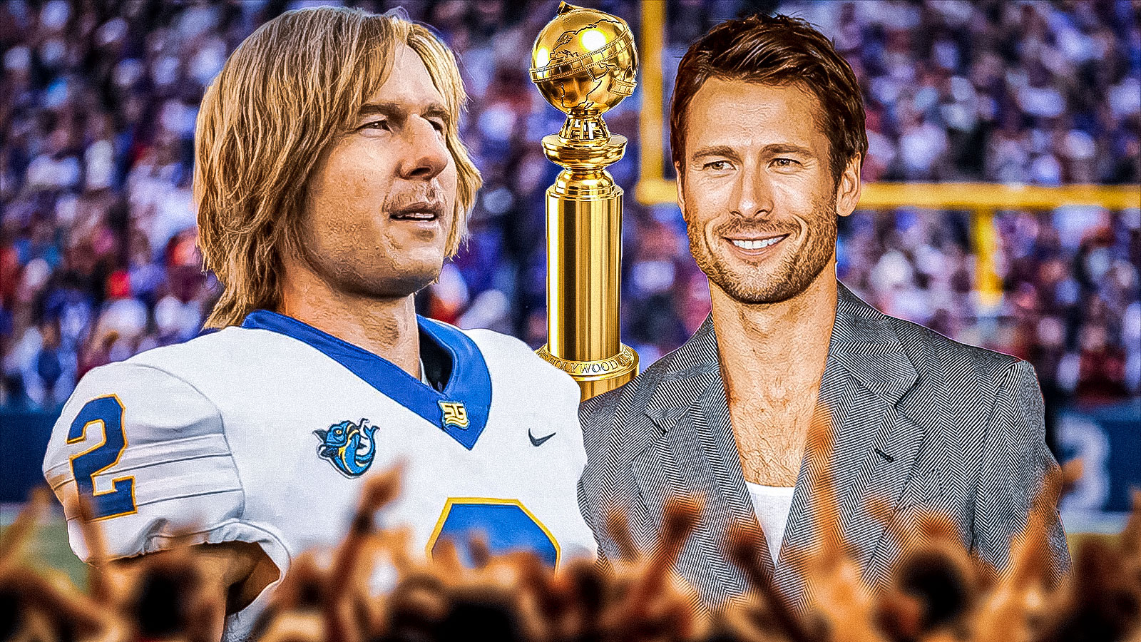 Glen Powell finally gives ‘delayed’ reaction to Chad Powers Golden Globe nomination