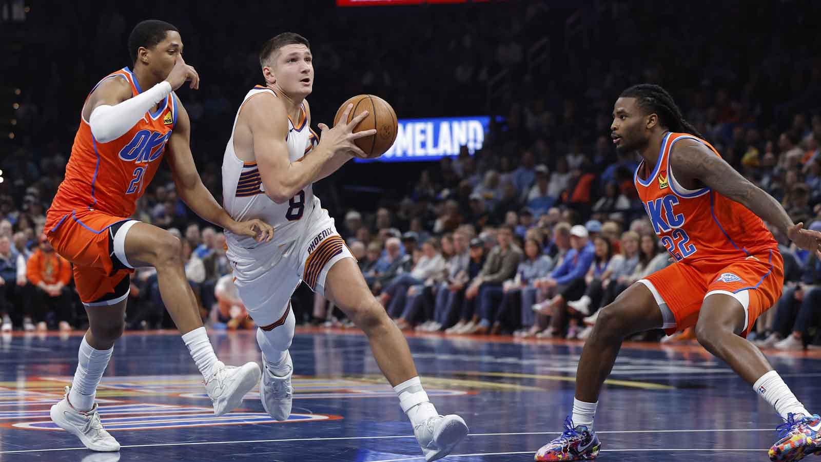 Suns’ Grayson Allen ejected after hard foul on Chet Holmgren