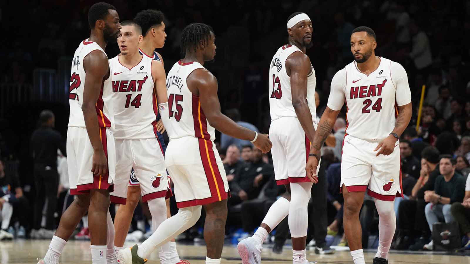 Heat's Norman Powell and the starters head to the bench