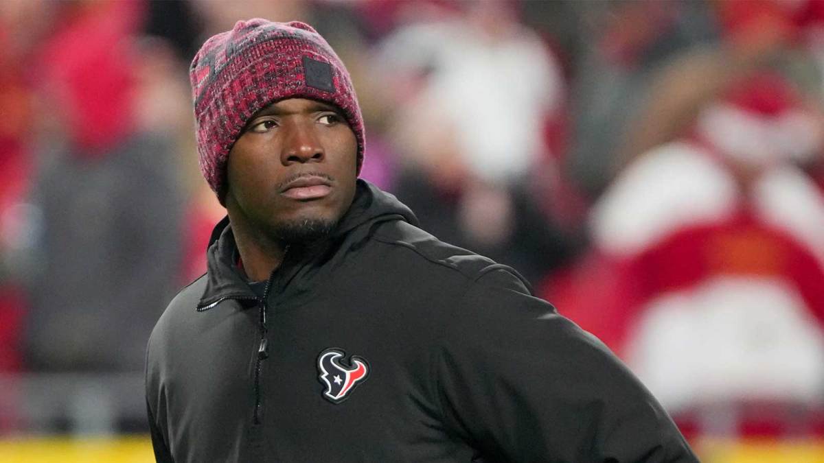 Houston Texans head coach Demeco Ryans is seen prior to the game against the Kansas City Chiefs at GEHA Field at Arrowhead Stadium.
