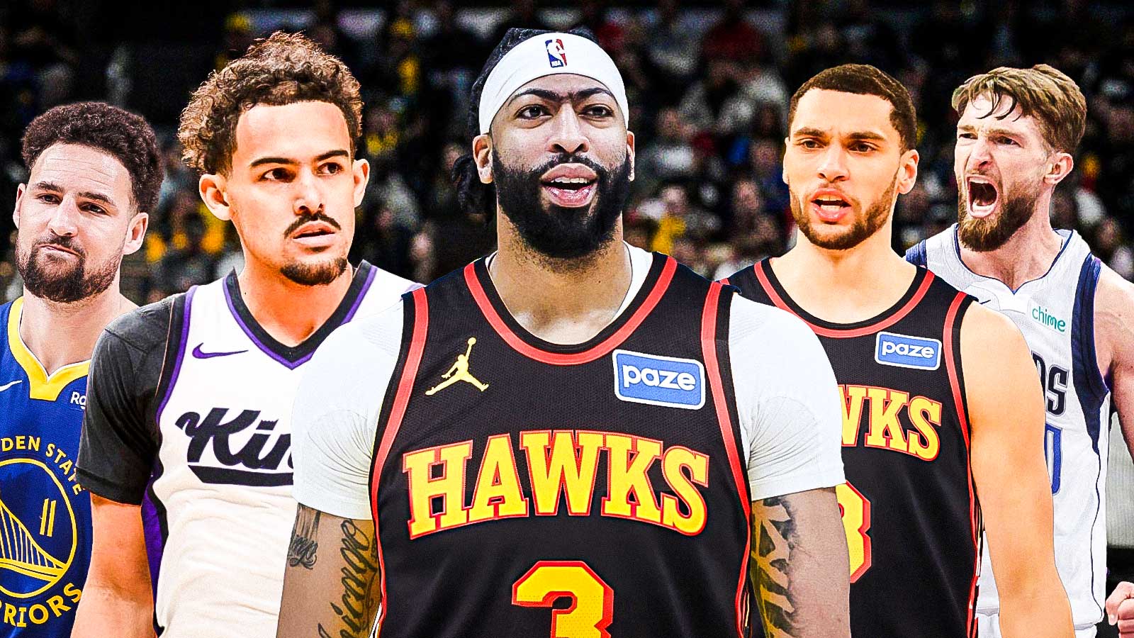 How Anthony Davis-Hawks trade could become 5-team blockbuster involving Mavericks, Warriors, Kings, Nets