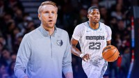 Grizzlies coach Tuomas Iisalo, rookie Cedric Coward