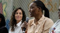 The Women's Basketball Hall of Fame Sylvia Fowles during The Women's Basketball Hall of Fame 2025 Inductions media event at the WBHOF June 13, 2025, in Knoxville, Tenn. (Shawn Millsaps/ Special to News Sentinel)
