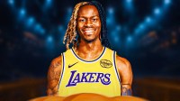 NBA player Keon Ellis in a Lakers jersey, NBA trade deadline
