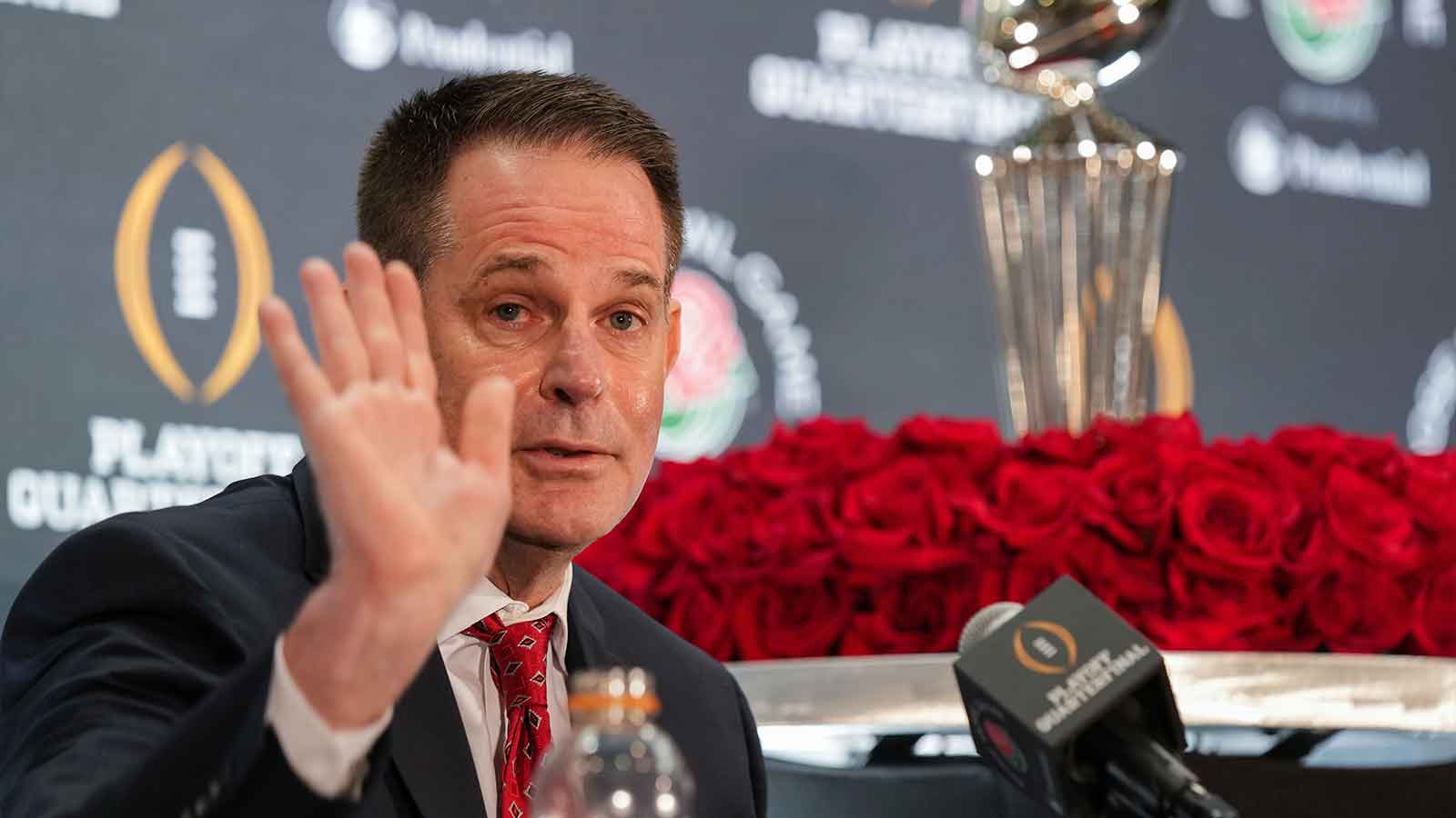 Indiana’s Curt Cignetti isn’t bothered by potential Rose Bowl rainstorm