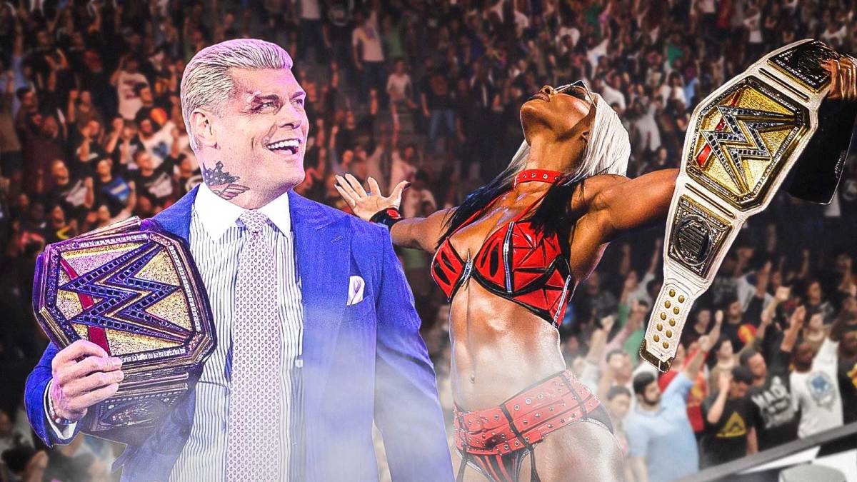 WWE Champions Cody Rhodes and Jade Cargill