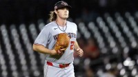 Washington Nationals pitcher Jake Bennett (24) during the Arizona Fall League Fall Stars Game at Sloan Park.