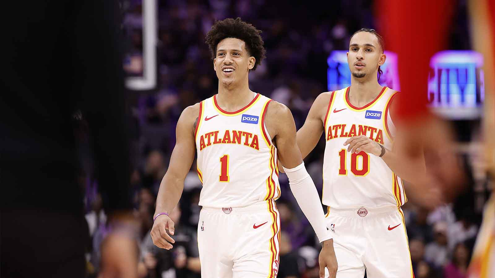 Hawks’ Jalen Johnson issues reminder to Zaccharie Risacher to help break recent slump