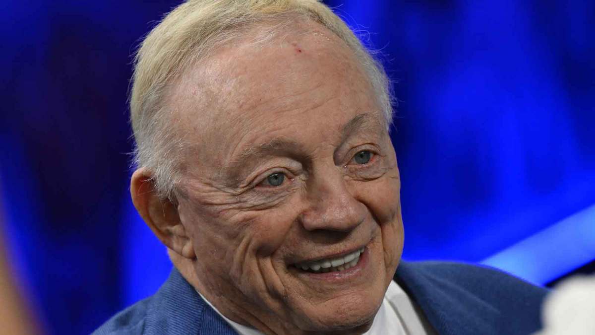 Dallas Cowboys owner Jerry Jones before a game against the Detroit Lions at Ford Field. Mandatory Credit: Lon Horwedel-Imagn Images