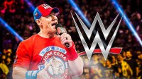 WWE veteran John Cena and WWE logo