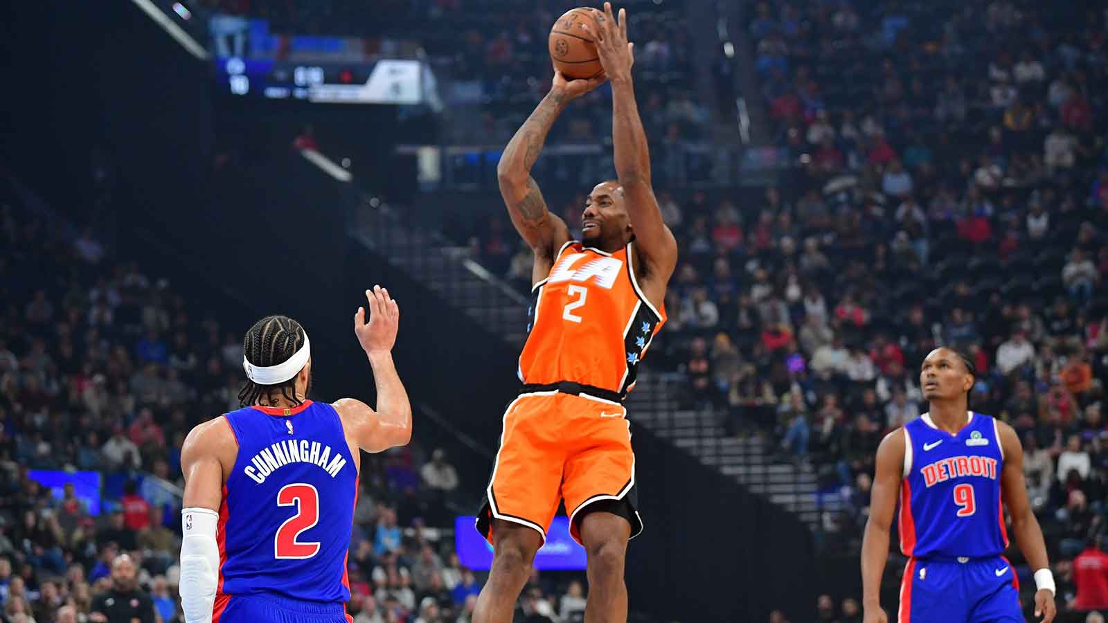 Clippers’ Kawhi Leonard sparks buzz with bonkers stat line at half vs. Pistons